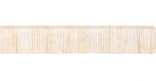 Фасадная панель Grand Line ЯФАСАД Сибирская дранка (Слоновая кость), 1,65м