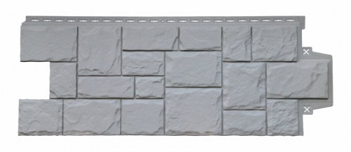 Фасадная панель GRAND LINE Крупный камень (Известняк), 1,10м