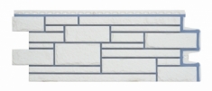 Фасадная панель GRAND LINE Камелот (Пломбирный), 1,10м