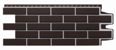 Фасадная панель GRAND LINE Клинкерный кирпич (Шоколадный), 1,10м