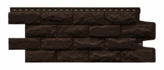 Фасадная панель GRAND LINE Колотый камень (Коричневый), 1,13м