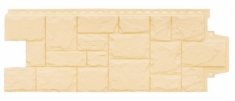 Фасадная панель GRAND LINE Крупный камень (Бежевый), 1,10м