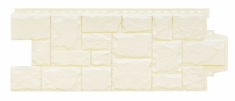 Фасадная панель GRAND LINE Крупный камень (Молочный), 1,10м