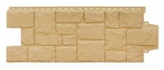Фасадная панель GRAND LINE Крупный камень (Песочный), 1,10м
